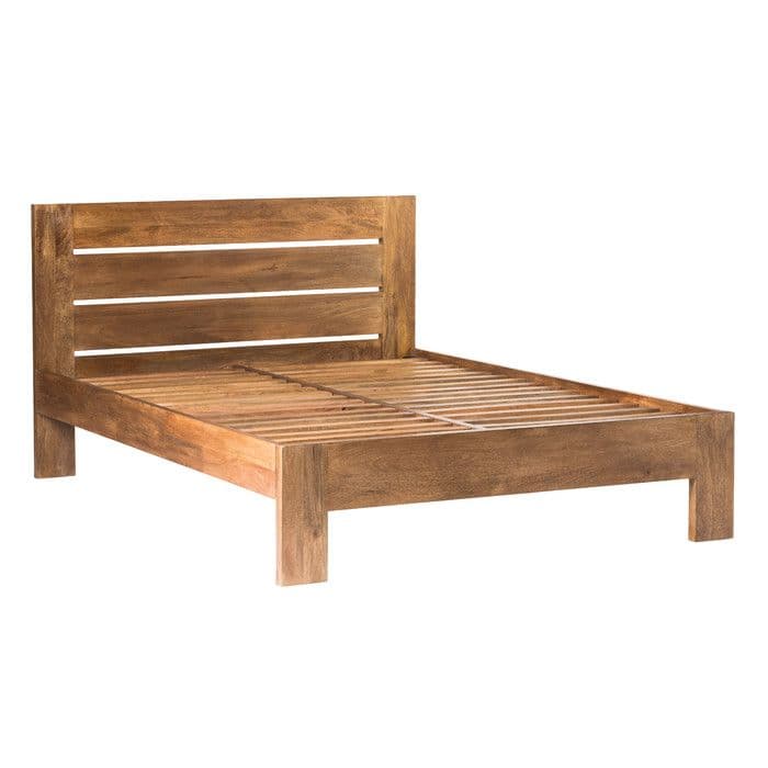 Manhattan Low-Profile Solid Wood Queen Bed