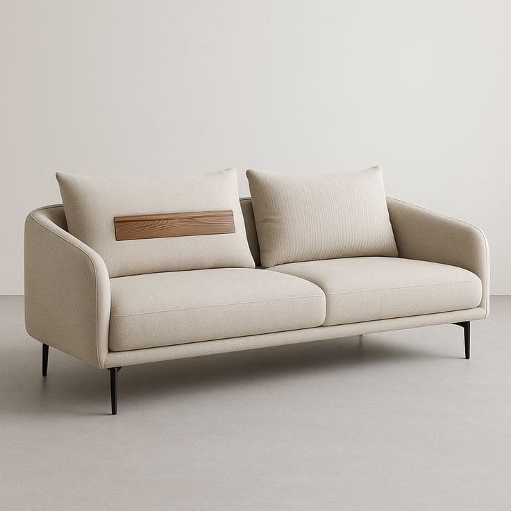 Tokyo Minimalist Fabric 2-Seater Sofa