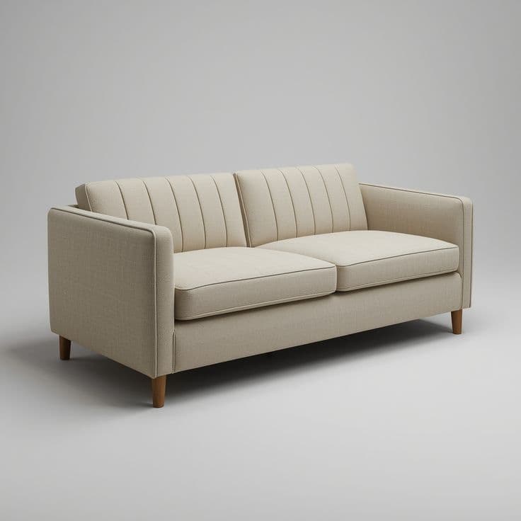 Helsinki Channel-Back 3-Seater Sofa