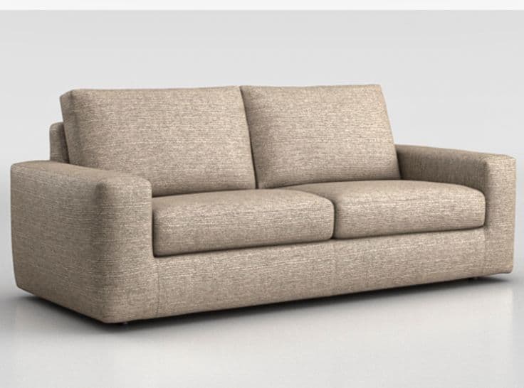 Oslo Relaxed Fabric 2.5-Seater Sofa