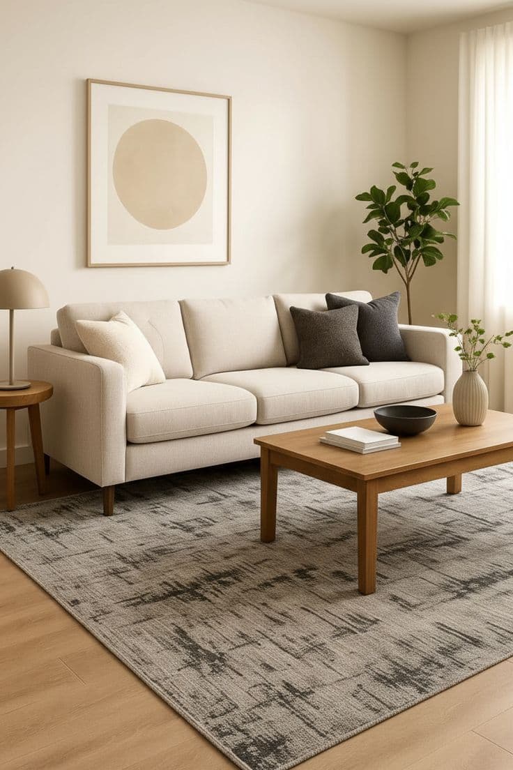 Stockholm Abstract Textured Area Rug
