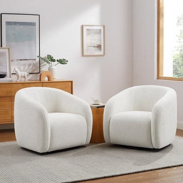 Nordic Cloud Stationary Accent Chair