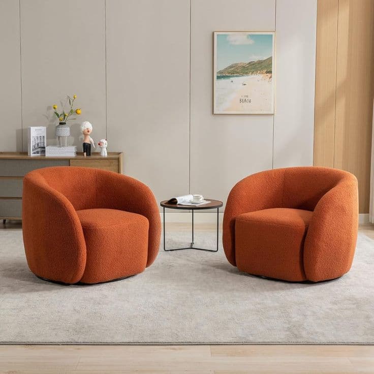 Nordic Cloud Stationary Accent Chair 2