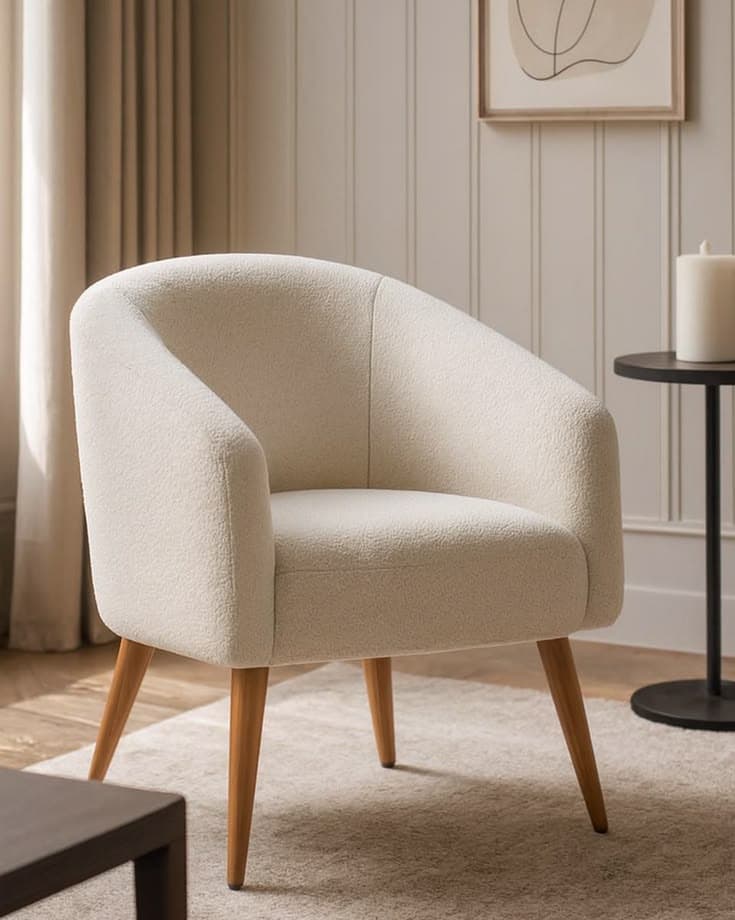 Classic Profile Barrel Chair