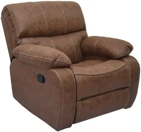 Heritage Suede Manual Recliner
