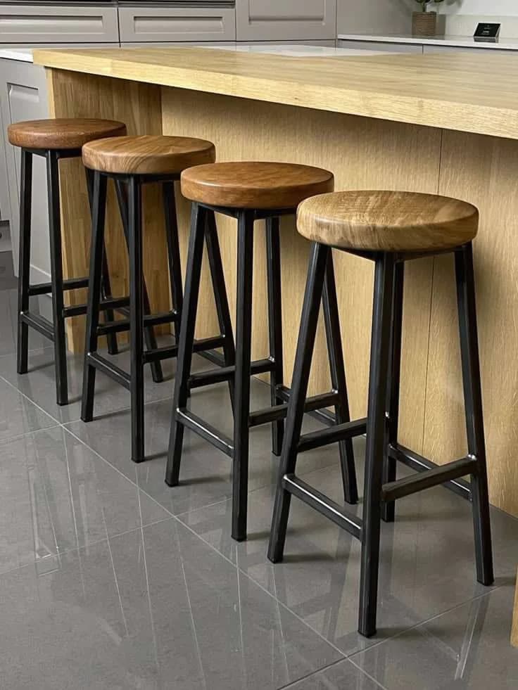Industrial Rustic Bar Stool