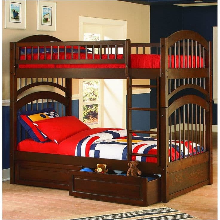 Windsor Solid Wood Twin-over-Twin Bunk Bed