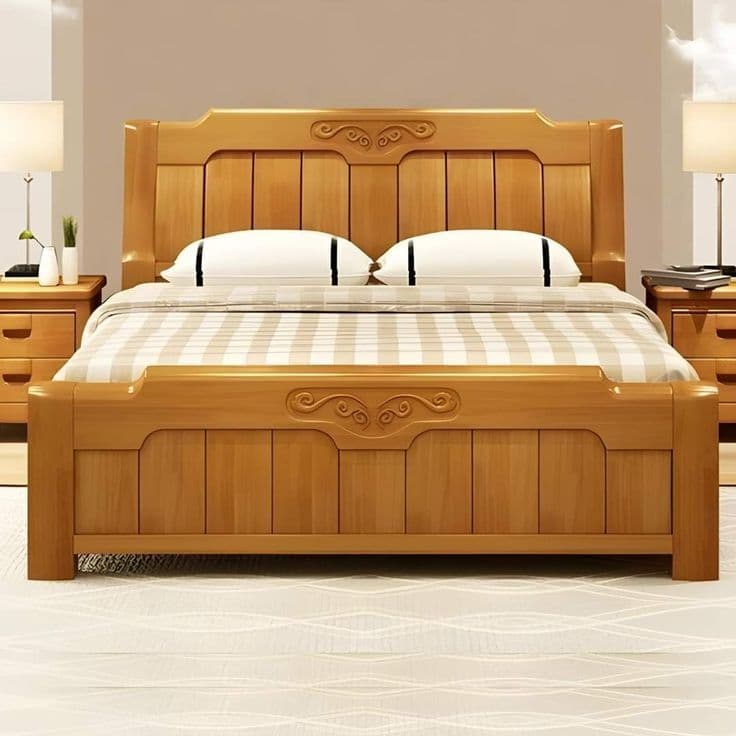 Heritage Classic Cherry Wood Bed