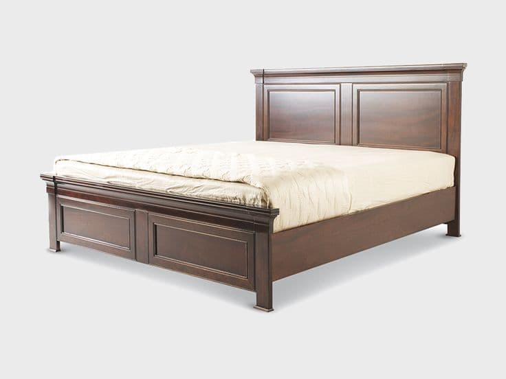 Classic Mahogany Panel Bed