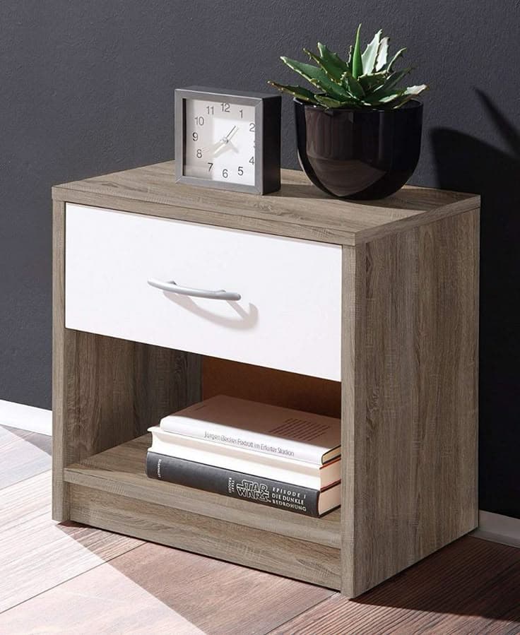 Vienna Oak Bedside Table