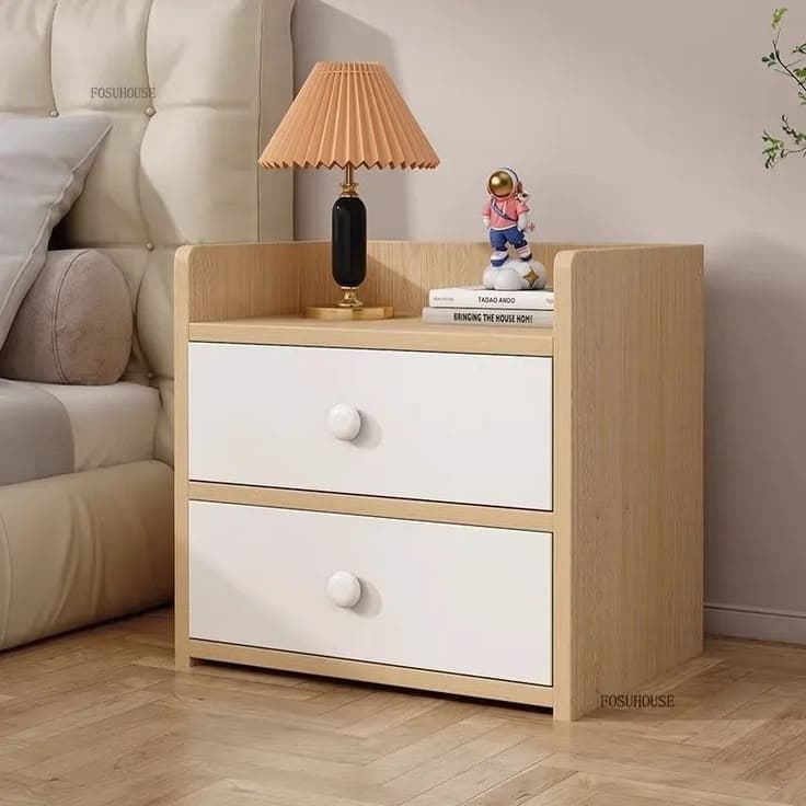 Two-Tone Bedside Table