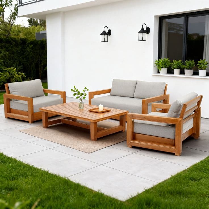 Brighton Outdoor 4-Piece Conversation Set